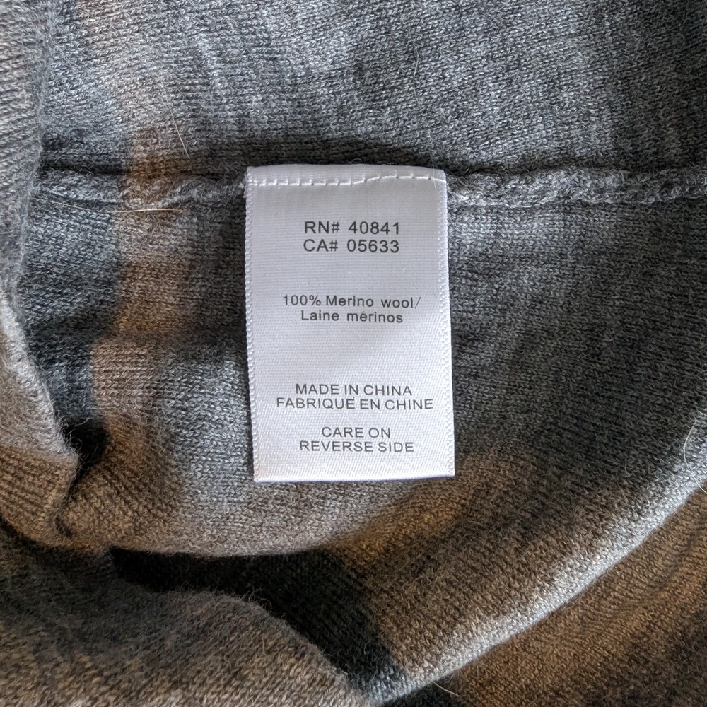 Icelandic Design 100% Merino Wool Pastel Fair Isle Mock Neck Tunic - Picture 4 of 7